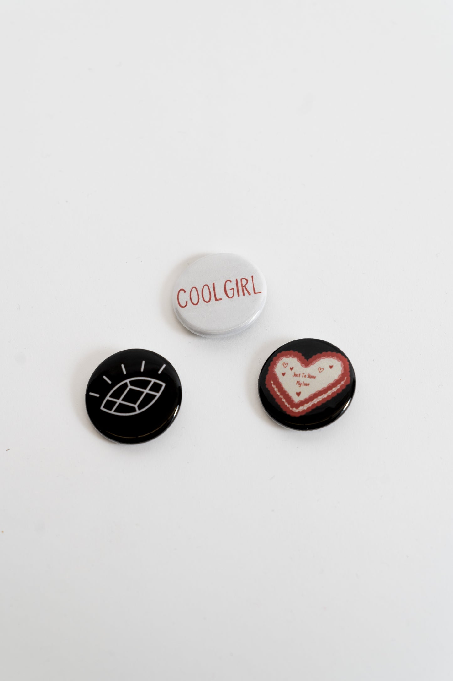 Cool Girl Button Set