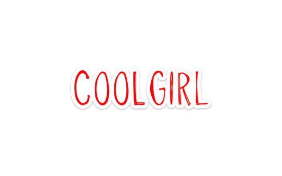 Cool Girl Decal